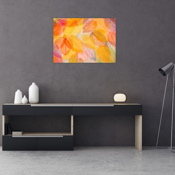 Slika - Pozadina sa jesenskim lišćem (70x50 cm)