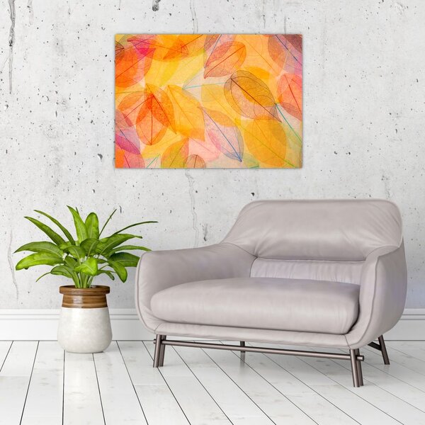 Slika - Pozadina sa jesenskim lišćem (70x50 cm)