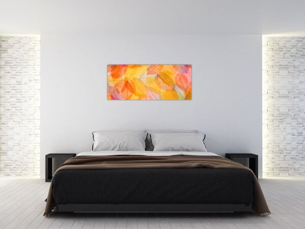 Slika - Pozadina sa jesenskim lišćem (120x50 cm)
