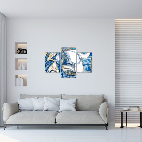 Slika - Mramorni valovi (90x60 cm)