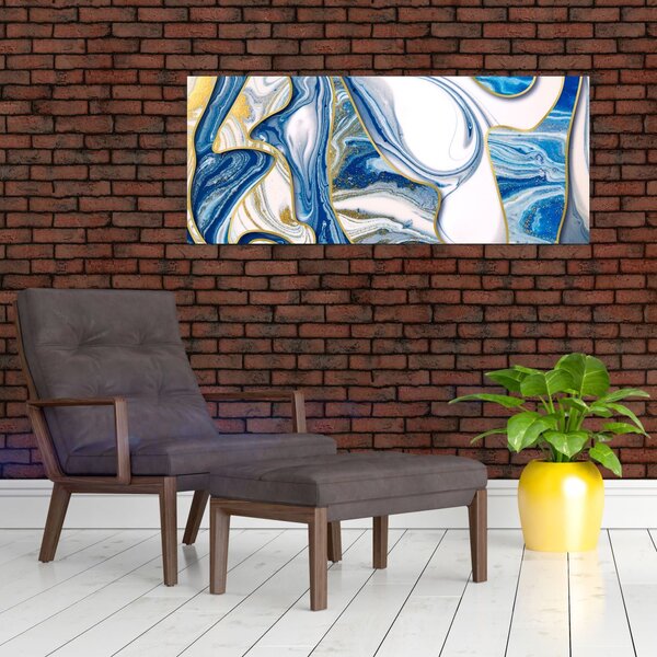 Slika - Mramorni valovi (120x50 cm)