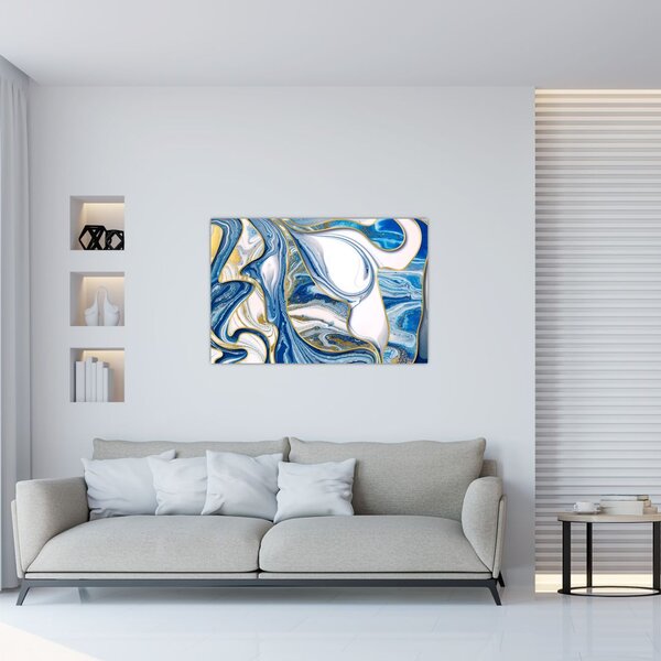 Slika - Mramorni valovi (90x60 cm)