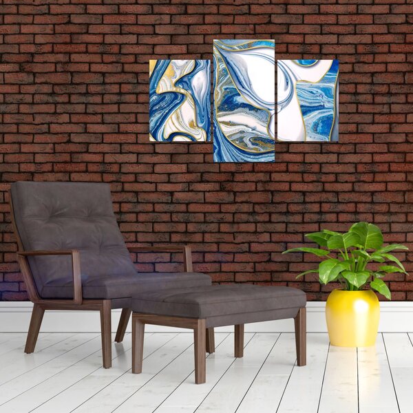 Slika - Mramorni valovi (90x60 cm)
