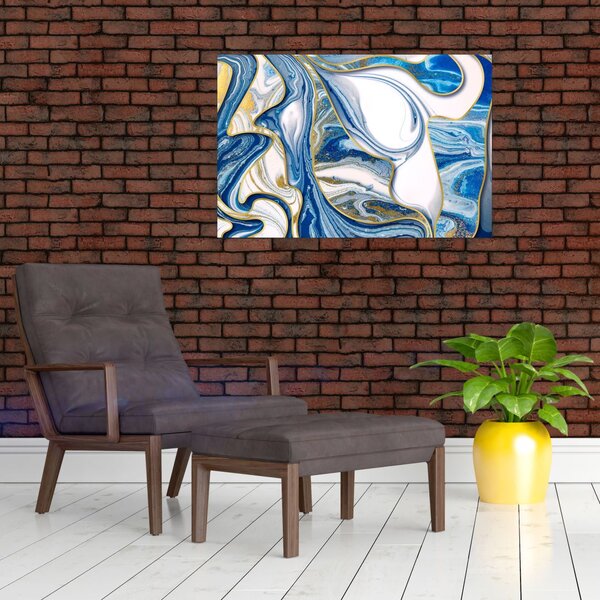 Slika - Mramorni valovi (90x60 cm)
