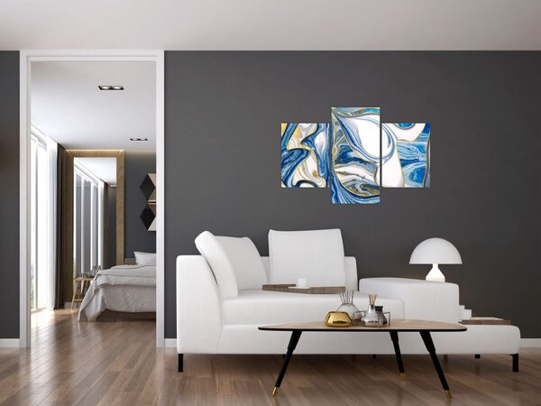 Slika - Mramorni valovi (90x60 cm)