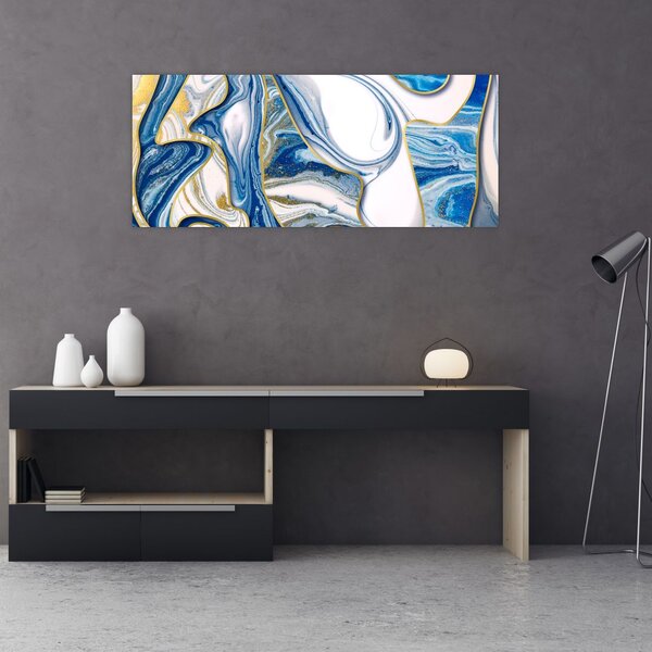 Slika - Mramorni valovi (120x50 cm)