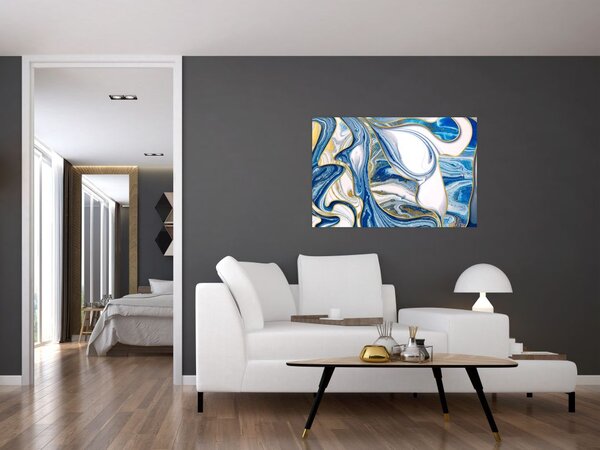 Slika - Mramorni valovi (90x60 cm)