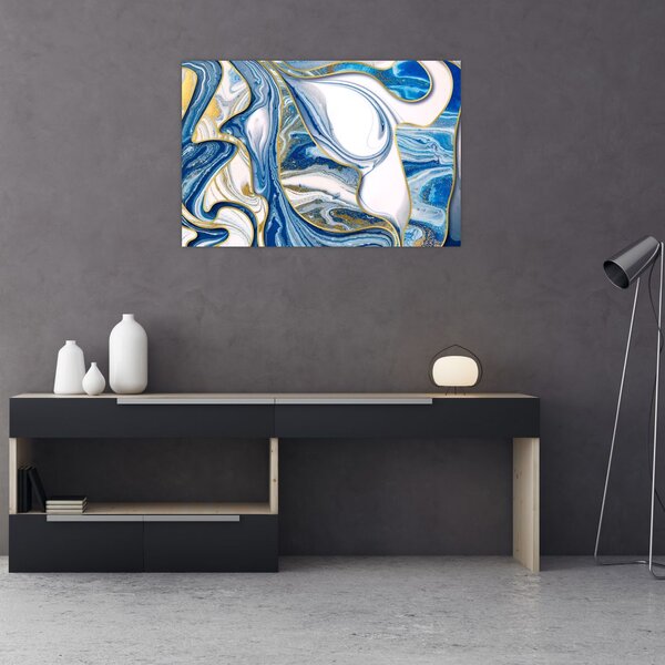 Slika - Mramorni valovi (90x60 cm)