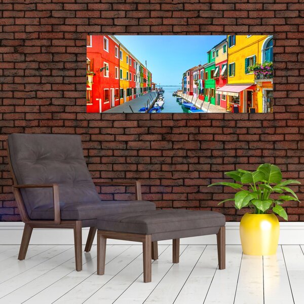 Slika - Otok Burano, Venecija, Italija (120x50 cm)