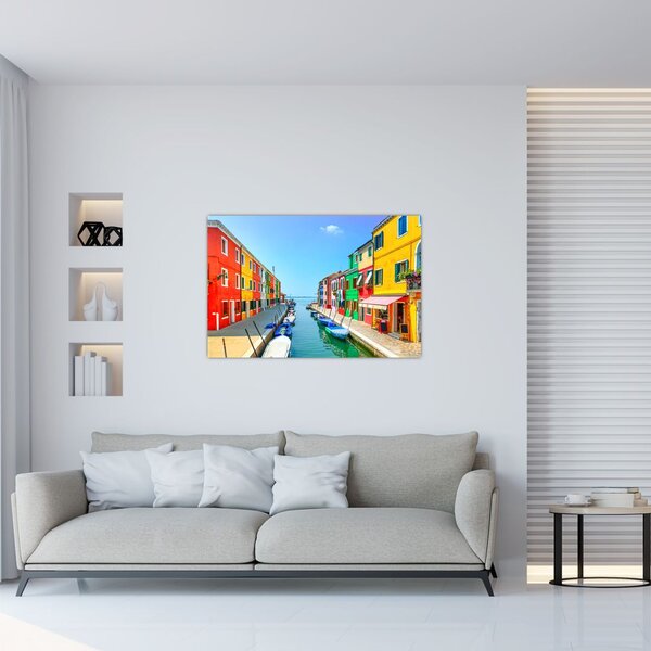 Slika - Otok Burano, Venecija, Italija (90x60 cm)