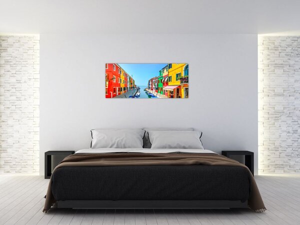 Slika - Otok Burano, Venecija, Italija (120x50 cm)