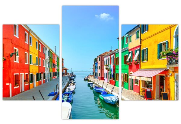 Slika - Otok Burano, Venecija, Italija (90x60 cm)