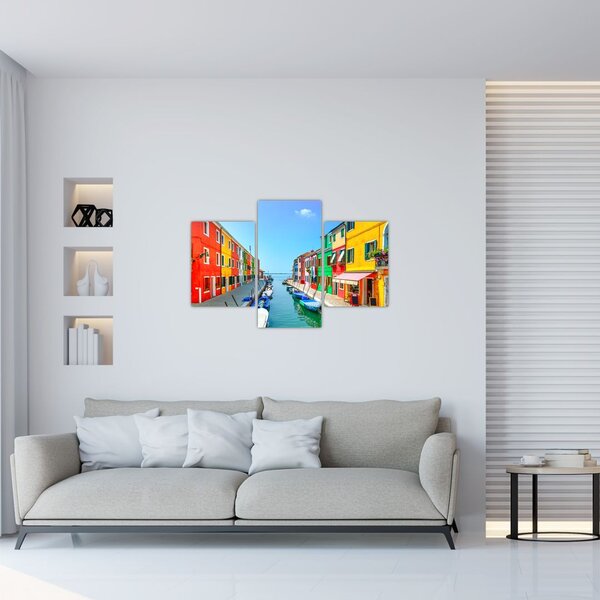 Slika - Otok Burano, Venecija, Italija (90x60 cm)
