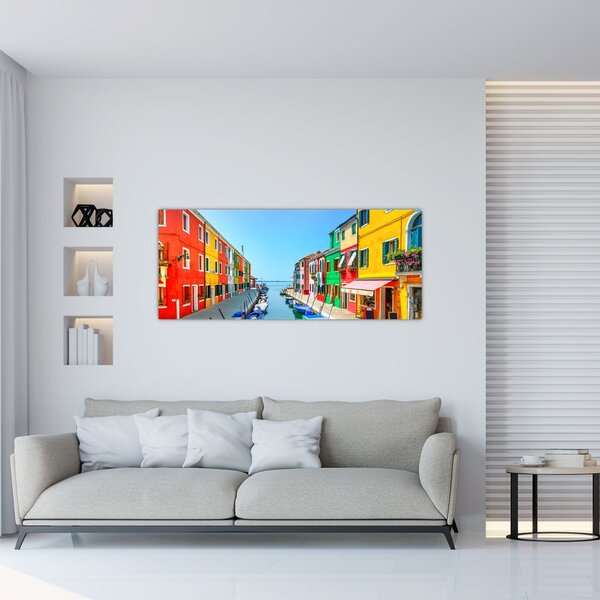 Slika - Otok Burano, Venecija, Italija (120x50 cm)