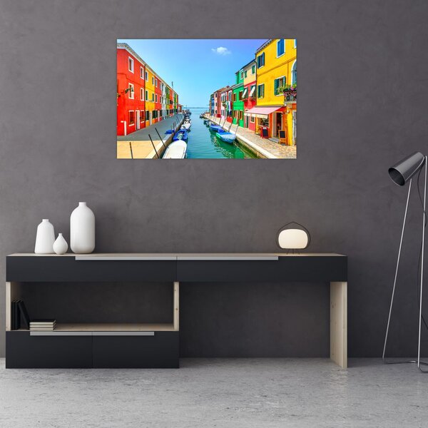 Slika - Otok Burano, Venecija, Italija (90x60 cm)