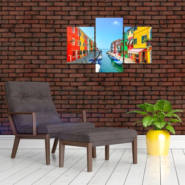 Slika - Otok Burano, Venecija, Italija (90x60 cm)