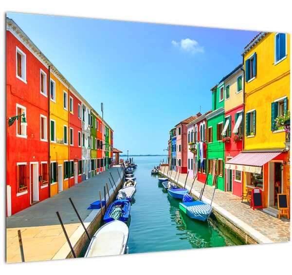 Slika - Otok Burano, Venecija, Italija (70x50 cm)