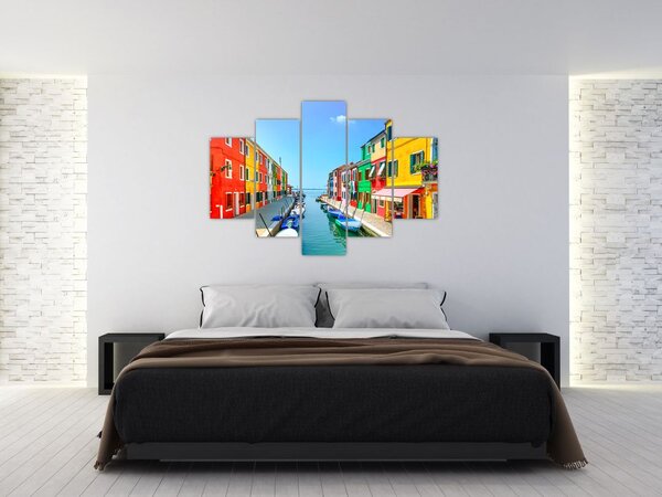 Slika - Otok Burano, Venecija, Italija (150x105 cm)