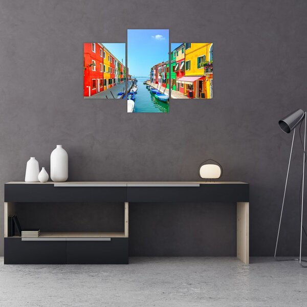 Slika - Otok Burano, Venecija, Italija (90x60 cm)