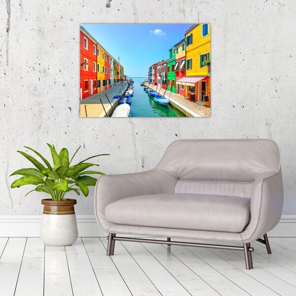 Slika - Otok Burano, Venecija, Italija (70x50 cm)