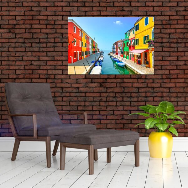 Slika - Otok Burano, Venecija, Italija (90x60 cm)
