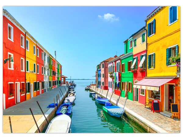Slika - Otok Burano, Venecija, Italija (70x50 cm)