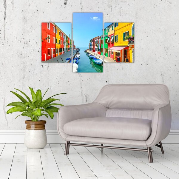 Slika - Otok Burano, Venecija, Italija (90x60 cm)