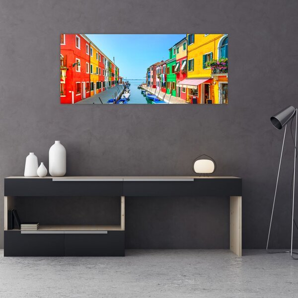 Slika - Otok Burano, Venecija, Italija (120x50 cm)