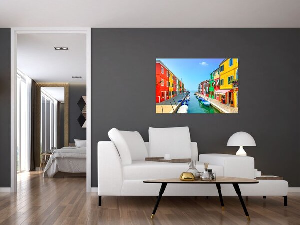 Slika - Otok Burano, Venecija, Italija (90x60 cm)