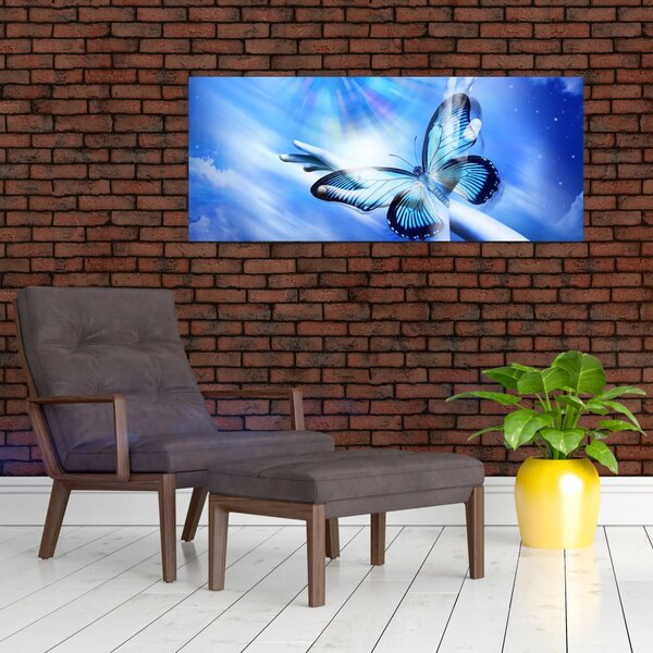 Slika - Leptir, simbol nade (120x50 cm)