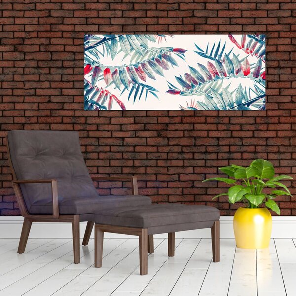 Slika - Tropsko lišće (120x50 cm)
