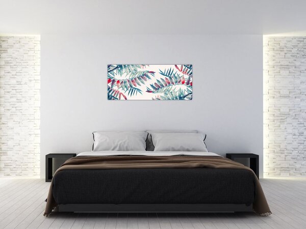 Slika - Tropsko lišće (120x50 cm)