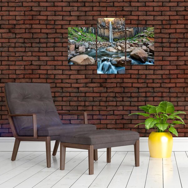 Slika - Slap Svartifoss, Island (90x60 cm)