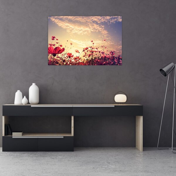 Slika - Livada s cvijećem (90x60 cm)