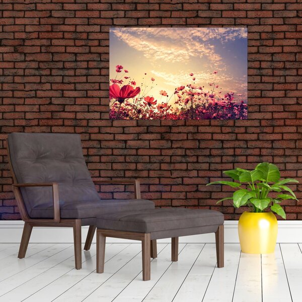 Slika - Livada s cvijećem (90x60 cm)