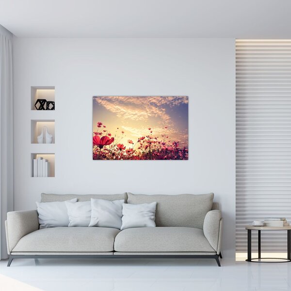 Slika - Livada s cvijećem (90x60 cm)