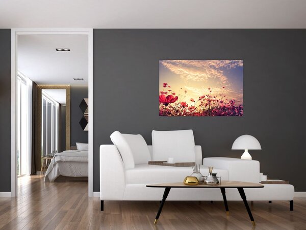 Slika - Livada s cvijećem (90x60 cm)