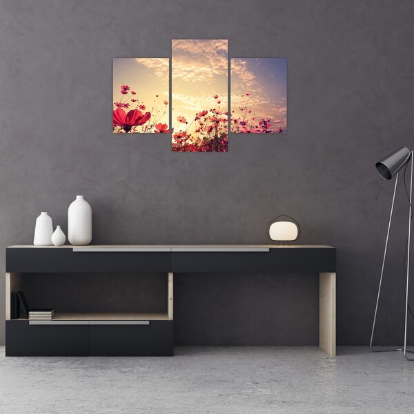Slika - Livada s cvijećem (90x60 cm)
