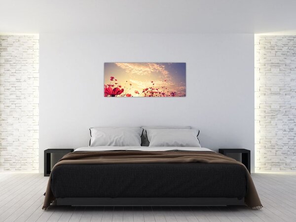 Slika - Livada s cvijećem (120x50 cm)