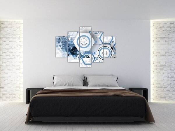 Slika - Geometrijska apstrakcija (150x105 cm)