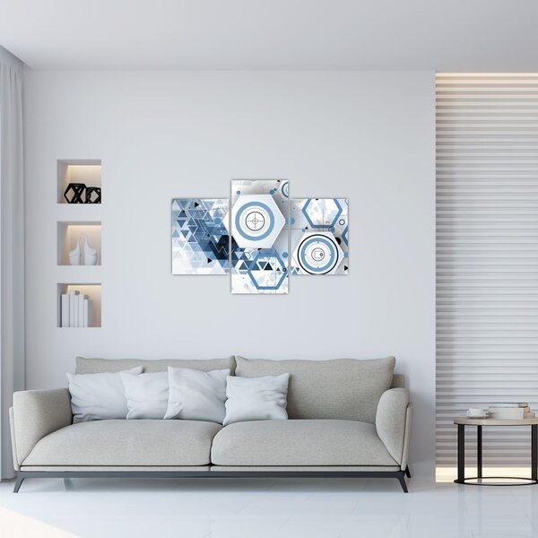 Slika - Geometrijska apstrakcija (90x60 cm)