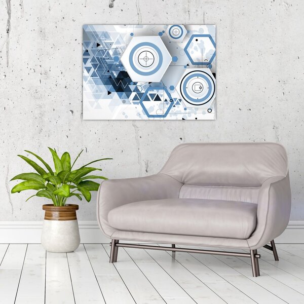 Slika - Geometrijska apstrakcija (70x50 cm)
