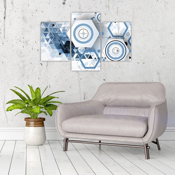 Slika - Geometrijska apstrakcija (90x60 cm)