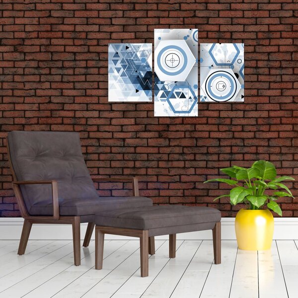 Slika - Geometrijska apstrakcija (90x60 cm)