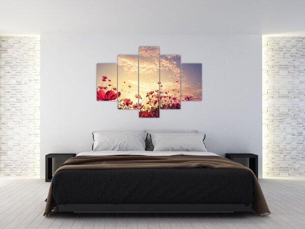 Slika - Livada s cvijećem (150x105 cm)