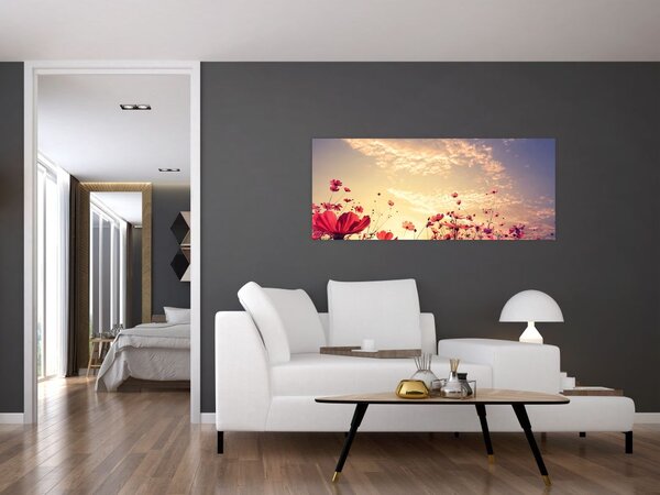 Slika - Livada s cvijećem (120x50 cm)