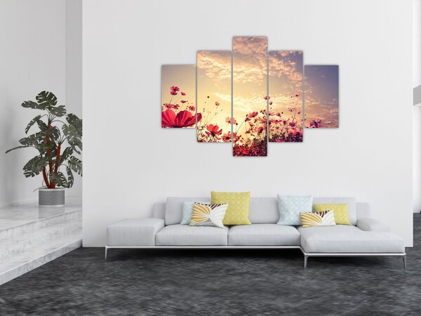 Slika - Livada s cvijećem (150x105 cm)