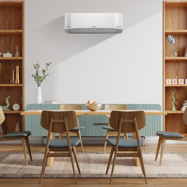 HITACHI airHome 400 klima uređaj 2.5kW RAC-DJ25WHAE_RAK-DJ25RHAE