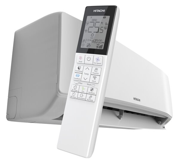 HITACHI airHome 400 klima uređaj 2.5kW RAC-DJ25WHAE_RAK-DJ25RHAE