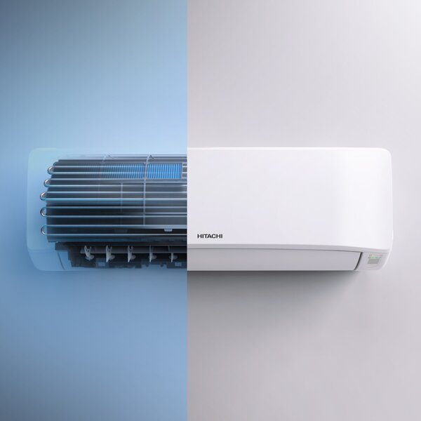 HITACHI airHome 400 klima uređaj 2.5kW RAC-DJ25WHAE_RAK-DJ25RHAE